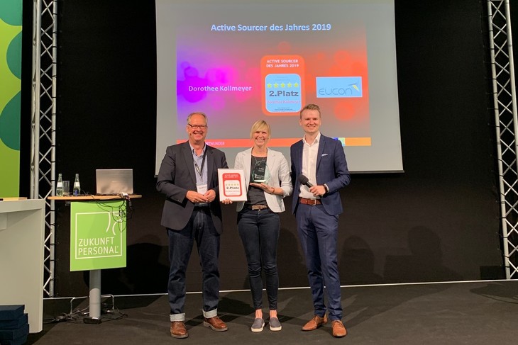 HR-Managerin der Eucon Group gewinnt 2. Platz beim Active Sourcing Award 2019
